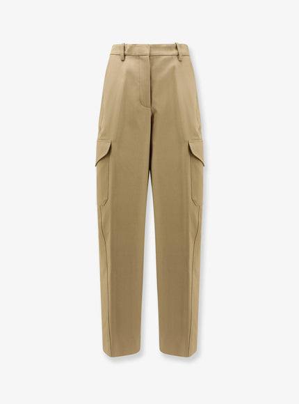 Givenchy Cotton And Wool Cargo Trousers Beige