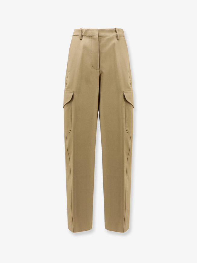 Givenchy Cotton And Wool Cargo Trousers Beige