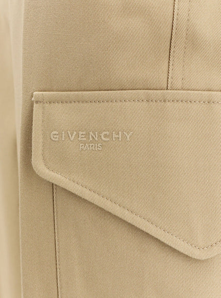 Givenchy Cotton And Wool Cargo Trousers