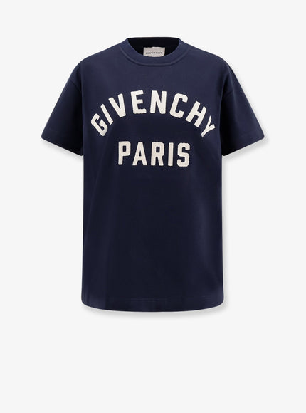 Givenchy Cotton T-Shirt Navywhite