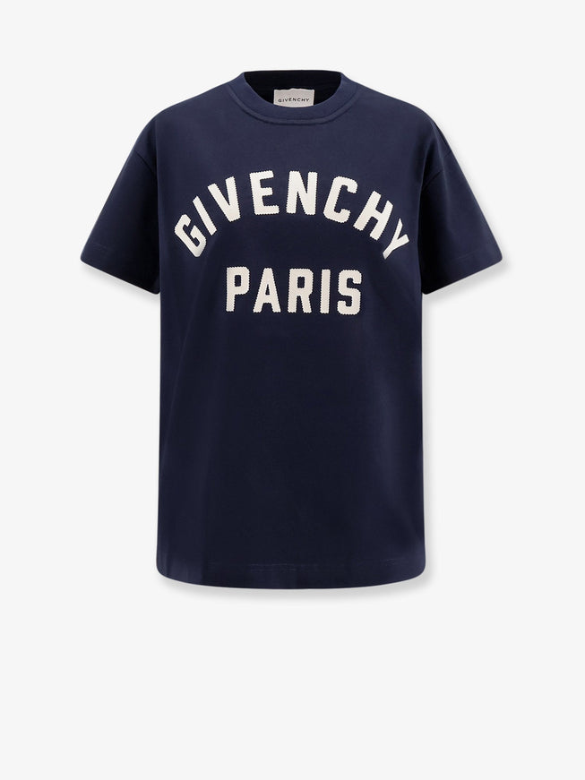 Givenchy Cotton T-Shirt Navywhite