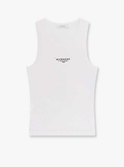 Givenchy Cotton Tank Top White