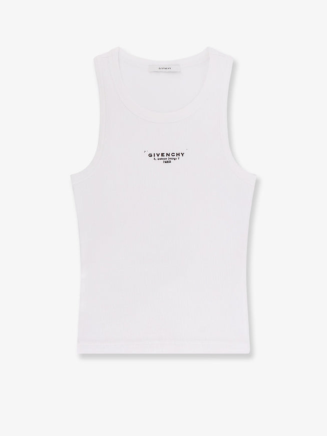 Givenchy Cotton Tank Top White