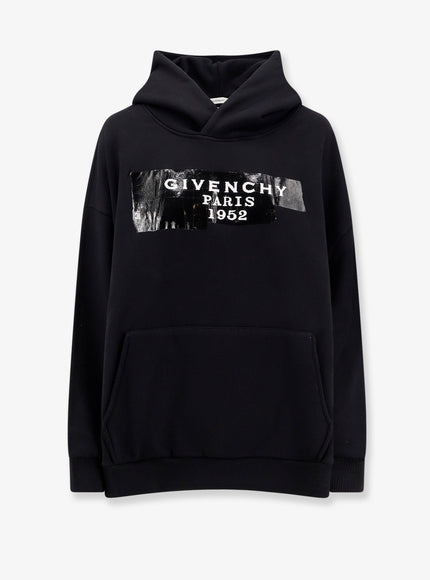 Givenchy Cotton Hooded Sweatshirt Black