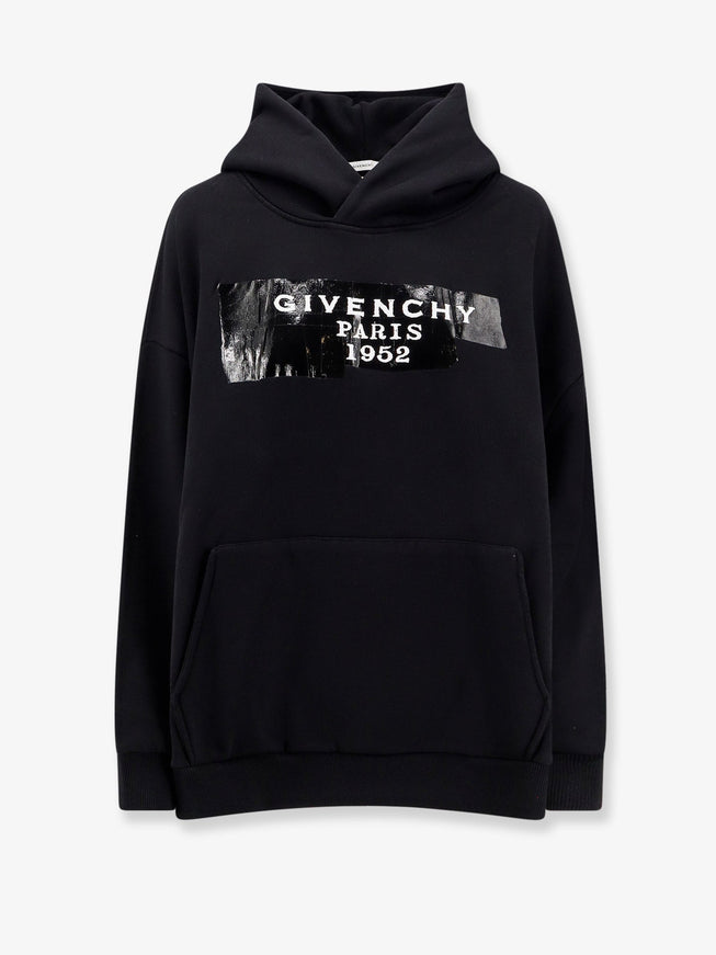 Givenchy Cotton Hooded Sweatshirt Black