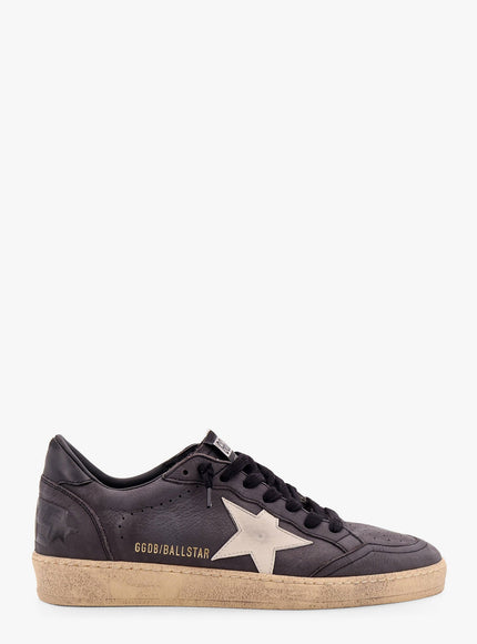 Golden Goose Deluxe Brand Ball Star Leather Sneakers Dark Gray Sand