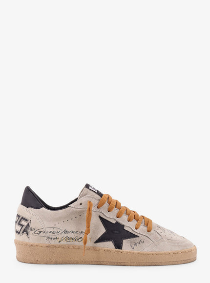 Golden Goose Deluxe Brand Ball Star Leather Sneakers Grey Black