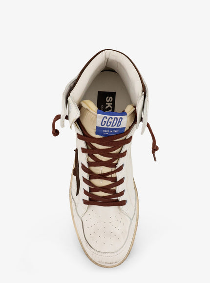 Golden Goose Deluxe Brand Sky Star High-Top Leather Sneakers