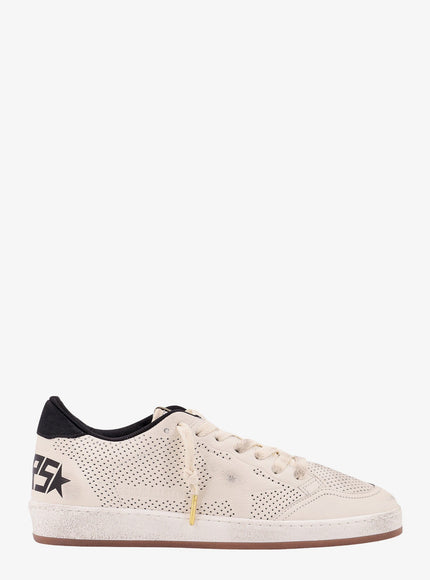 Golden Goose Deluxe Brand Hf Ball Star Perforated Leather Sneakers White Black