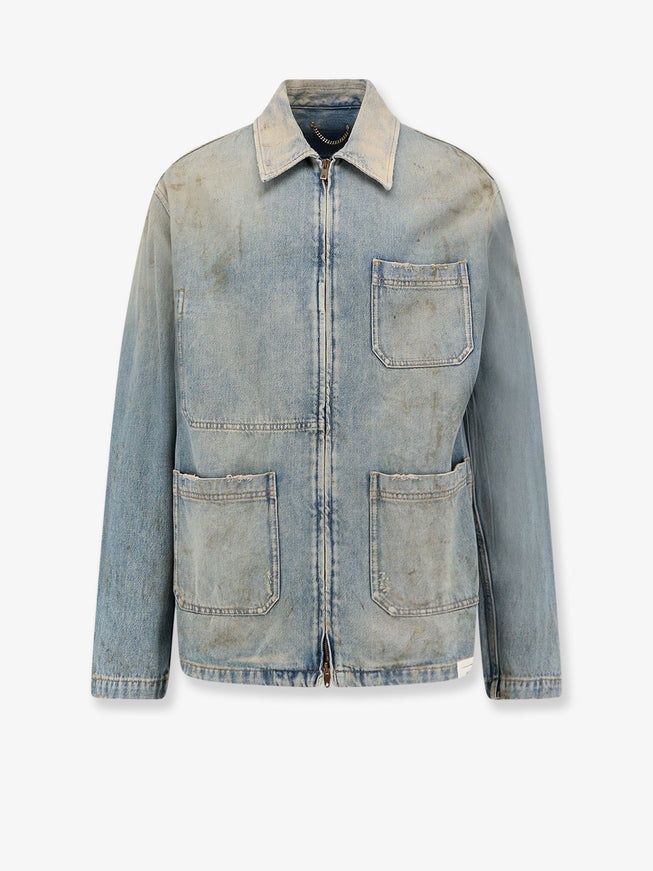 Golden Goose Deluxe Brand Mackenzie Denim Jacket Light Blue