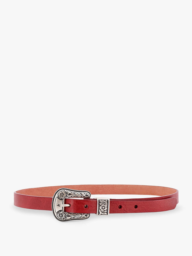 Golden Goose Deluxe Brand Leather Belt Rosso