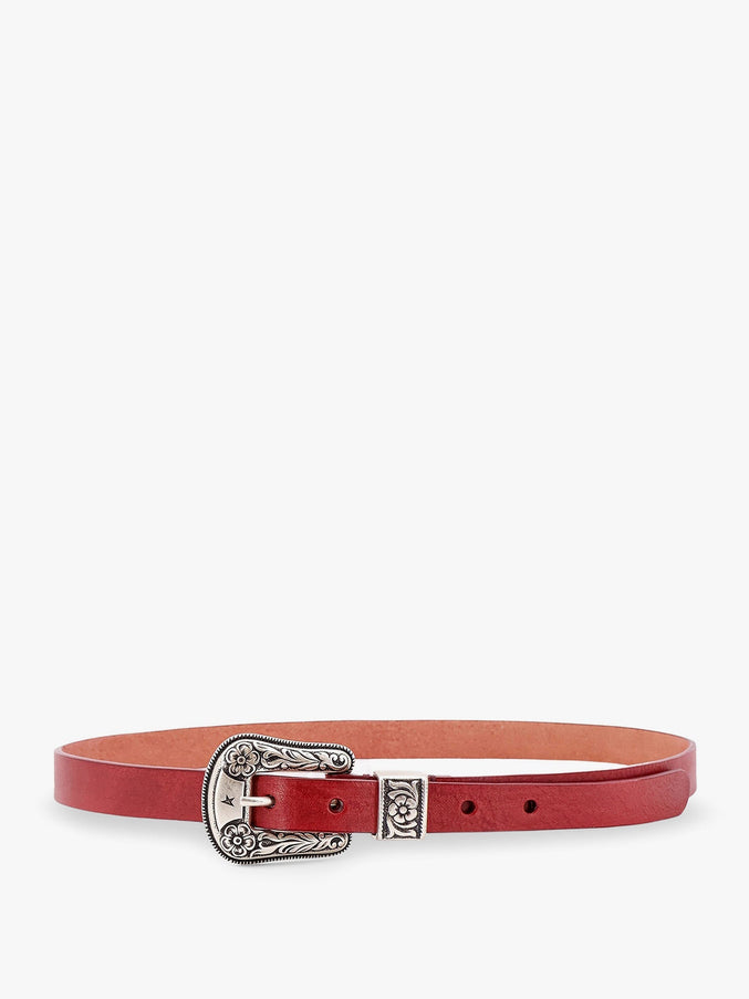 Golden Goose Deluxe Brand Leather Belt Rosso