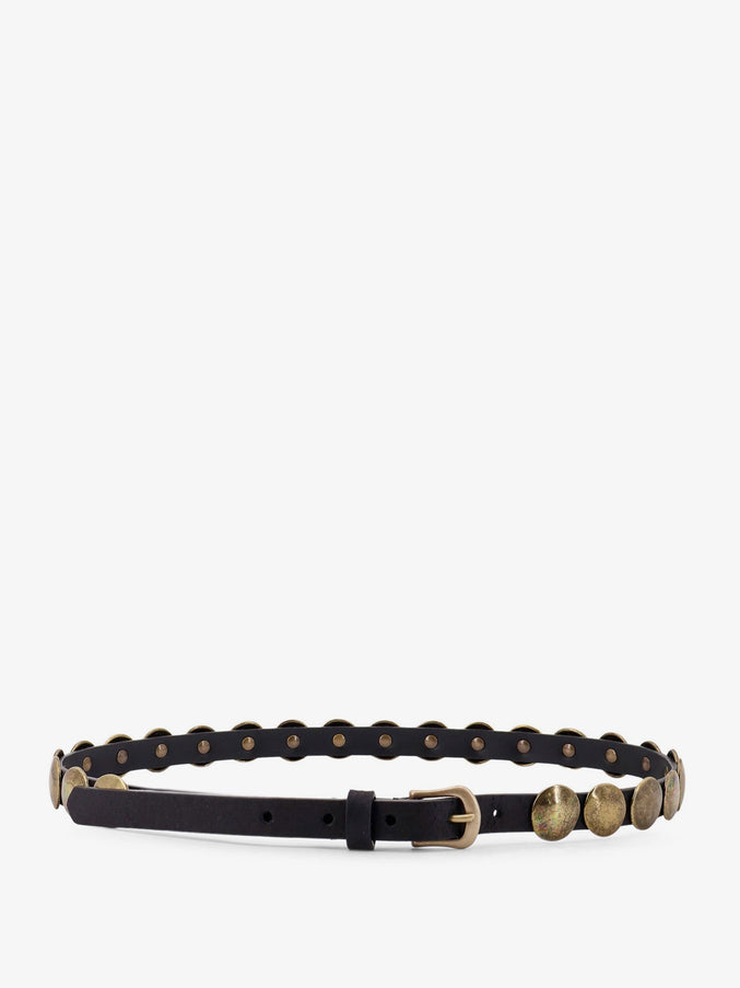 Golden Goose Deluxe Brand Trinidad Leather Belt Black
