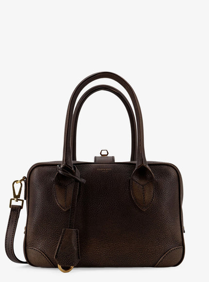 Golden Goose Deluxe Brand Vita Bag Leather Shoulder Bag Uni Crema Marrone