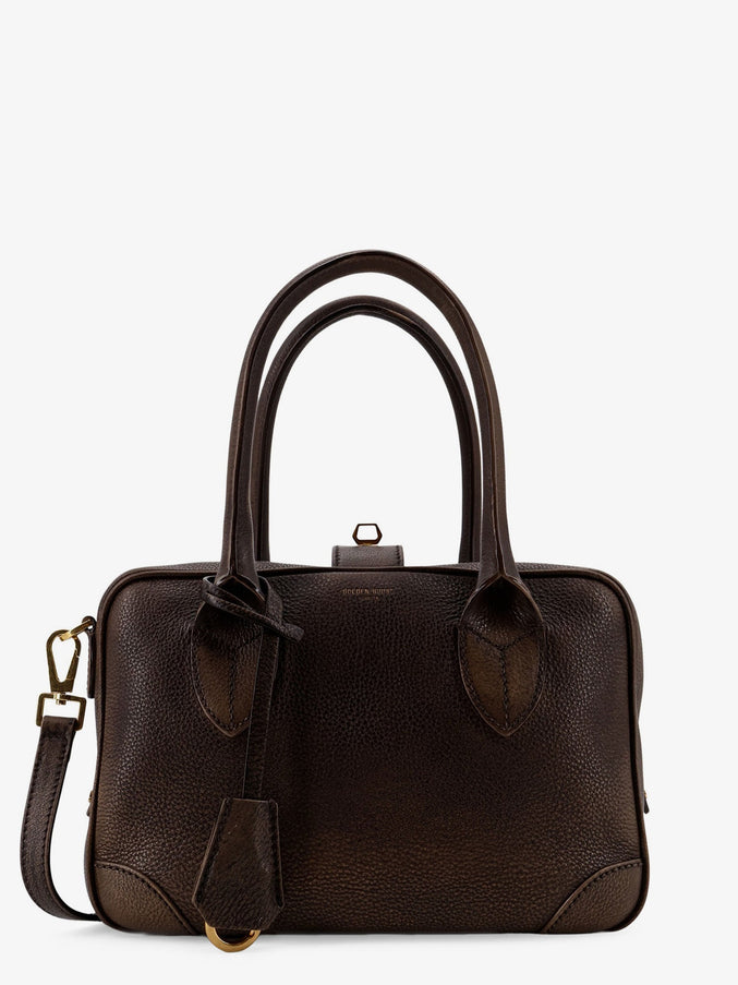 Golden Goose Deluxe Brand Vita Bag Leather Shoulder Bag Uni Crema Marrone