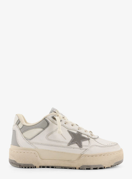 Golden Goose Deluxe Brand Forty 2 Leather Sneakers White Grey