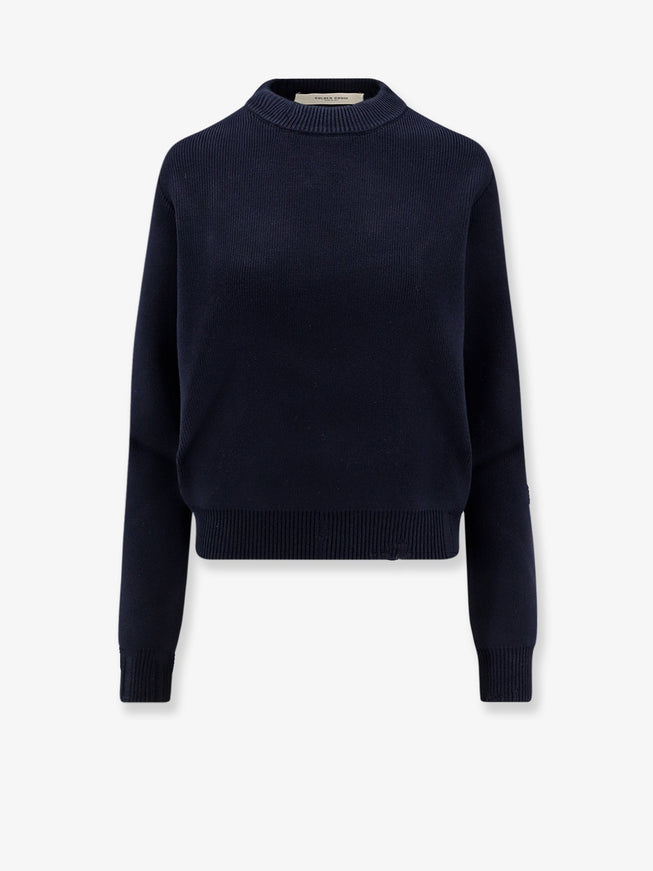 Golden Goose Deluxe Brand Dani Cotton Sweater Dark Blue
