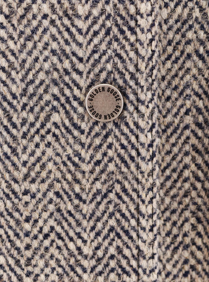 Golden Goose Deluxe Brand Herringbone Fabric Jacket