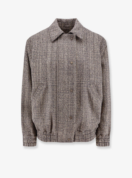 Golden Goose Deluxe Brand Herringbone Fabric Jacket 44 Multicolore