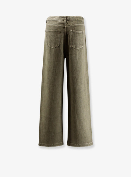 Golden Goose Deluxe Brand Ortensia Cotton And Linen Trousers