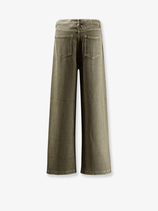 Golden Goose Deluxe Brand Ortensia Cotton And Linen Trousers