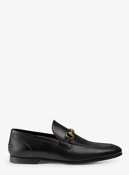 Gucci Jordaan Leather Loafers Nero