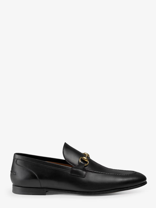 Gucci Jordaan Leather Loafers Nero