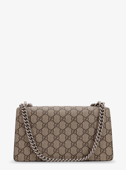 Gucci Dionysus Medium Supreme Gg Fabric And Suede Shoulder Bag