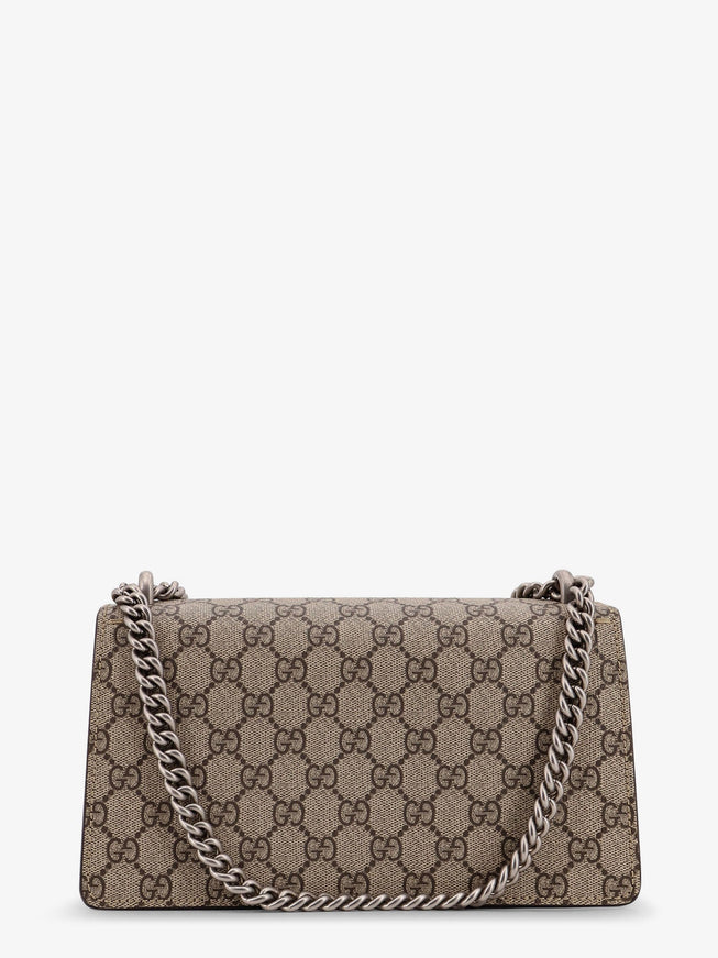 Gucci Dionysus Medium Supreme Gg Fabric And Suede Shoulder Bag