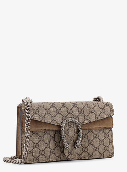 Gucci Dionysus Medium Supreme Gg Fabric And Suede Shoulder Bag