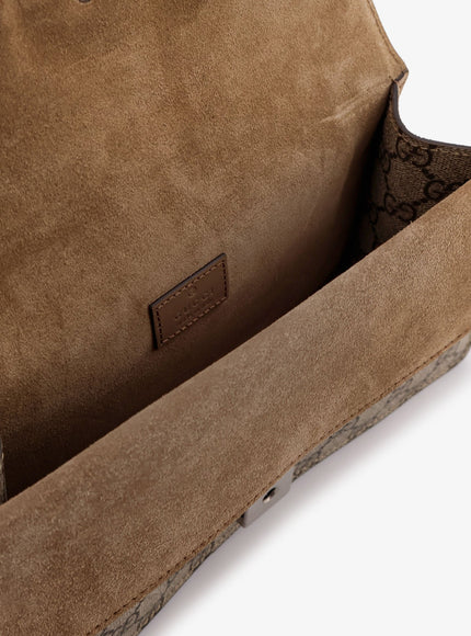 Gucci Dionysus Medium Supreme Gg Fabric And Suede Shoulder Bag