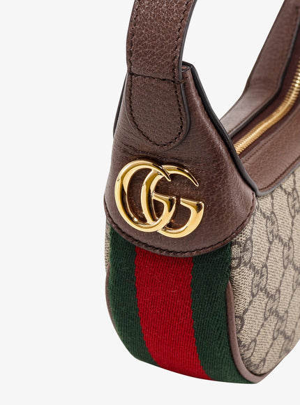 Gucci Ophidia Small Supreme Gg Fabric And Leather Shoulder Bag