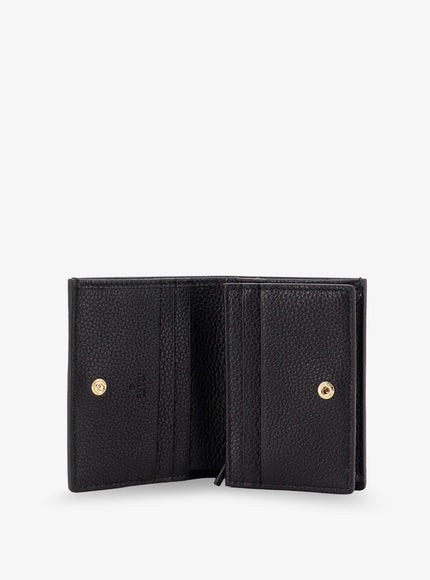 Gucci Mini Leather Wallet And Gg Supreme Fabric