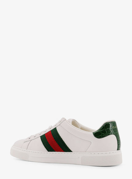 Gucci Ace Low-Top Leather Sneakers