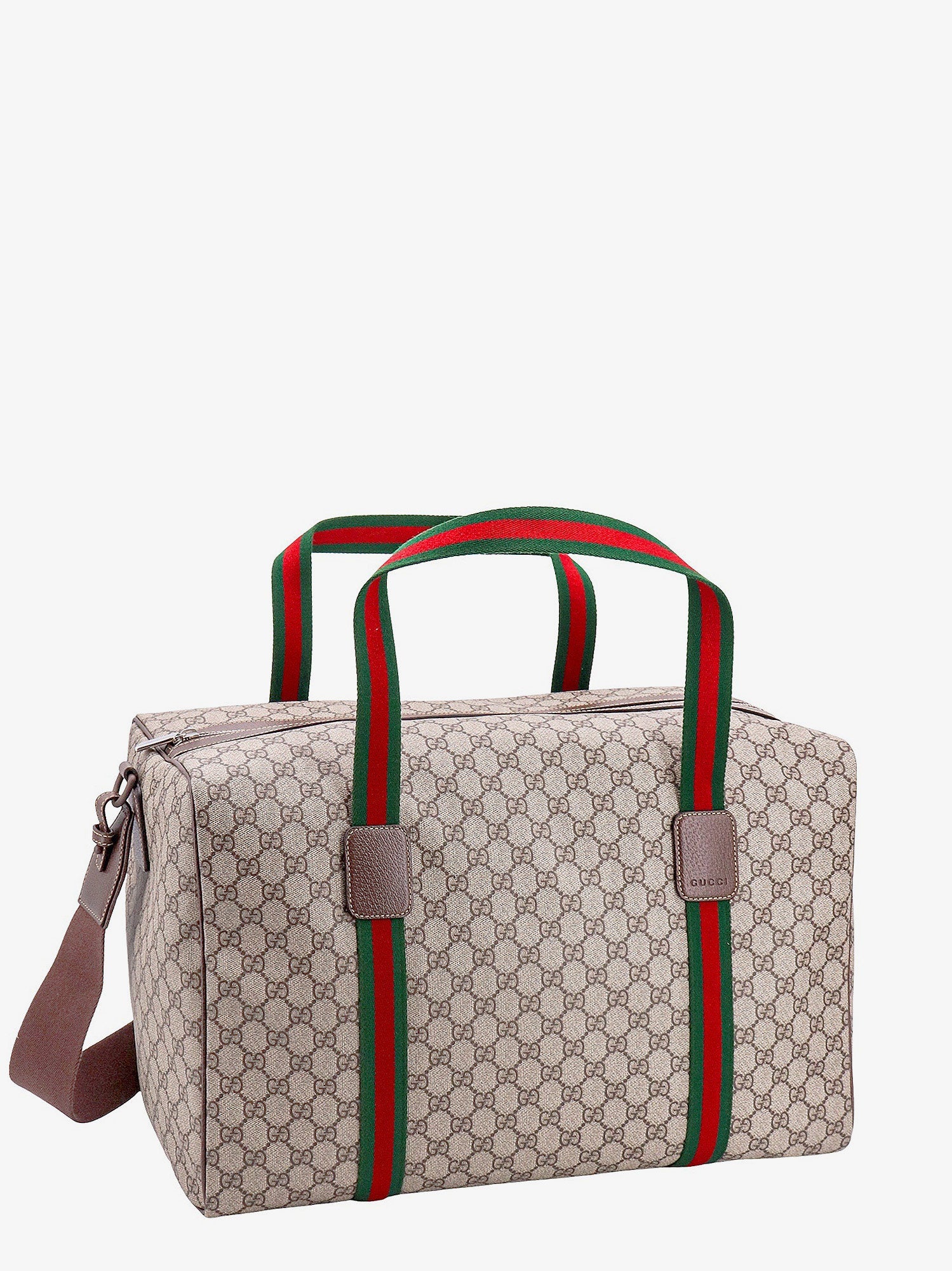 GUCCI Large Duffle Bag With Web
