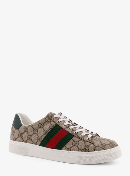 Gucci Ace Supreme Gg Fabric Low-Top Sneakers