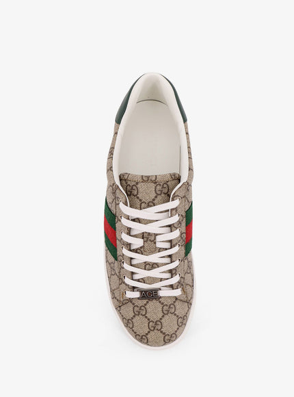 Gucci Ace Supreme Gg Fabric Low-Top Sneakers