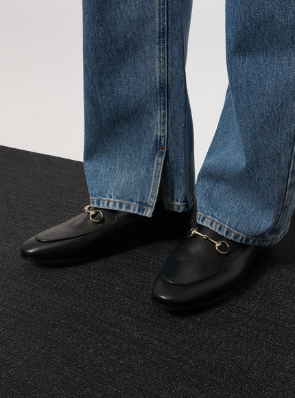 Gucci Jordaan Leather Loafers