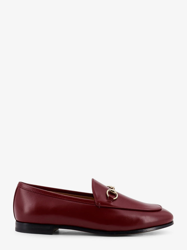 Gucci Jordaan Leather Loafers Rosso Ancora