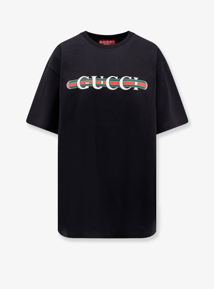Gucci Cotton T-Shirt Black Multicolor