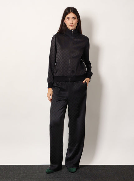 Gucci Viscose Blend Sweatshirt With All-Over Gg Motif