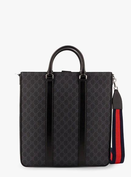 Gucci Gg Supreme Fabric Shopping Bag With Shoulder Strap