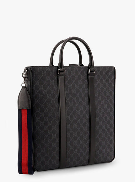 Gucci Gg Supreme Fabric Shopping Bag With Shoulder Strap