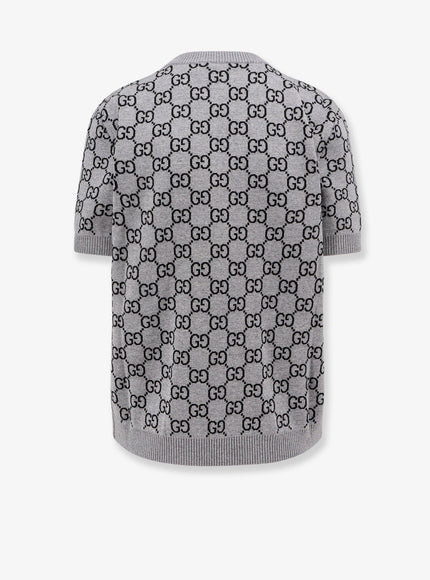 Gucci Reversible Wool Sweater With Gg Motif