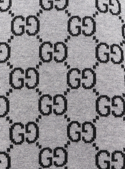Gucci Reversible Wool Sweater With Gg Motif