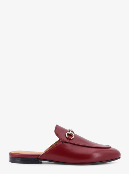 Gucci Princetown Leather Slipper Rosso Ancora