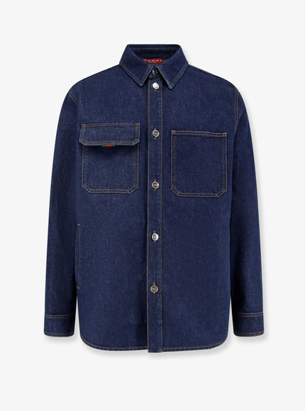 Gucci Dark Denim Shirt Dark Blue Mix