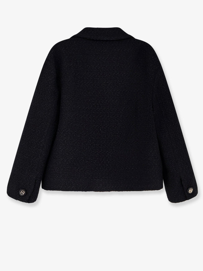 Gucci Wool Tweed Double-Breasted Blazer