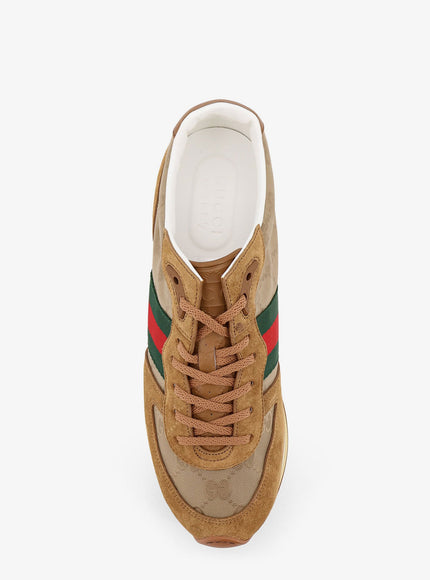 Gucci Re-Motion Gg Nylon And Suede Sneakers