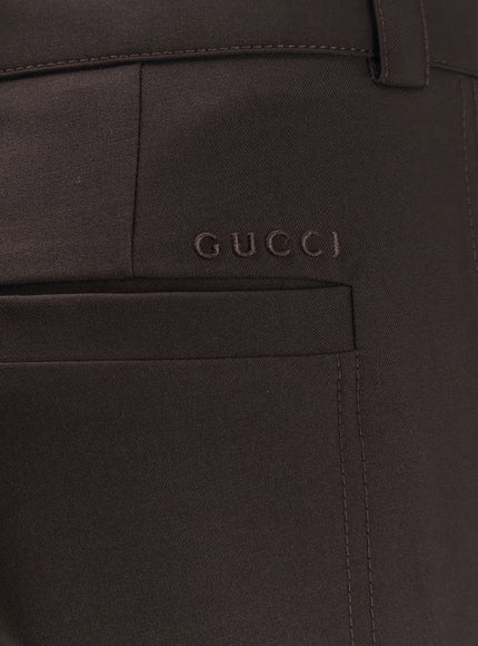 Gucci Gabardine Wool Trousers